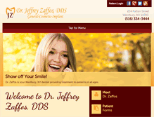 Tablet Screenshot of drzaffos.com